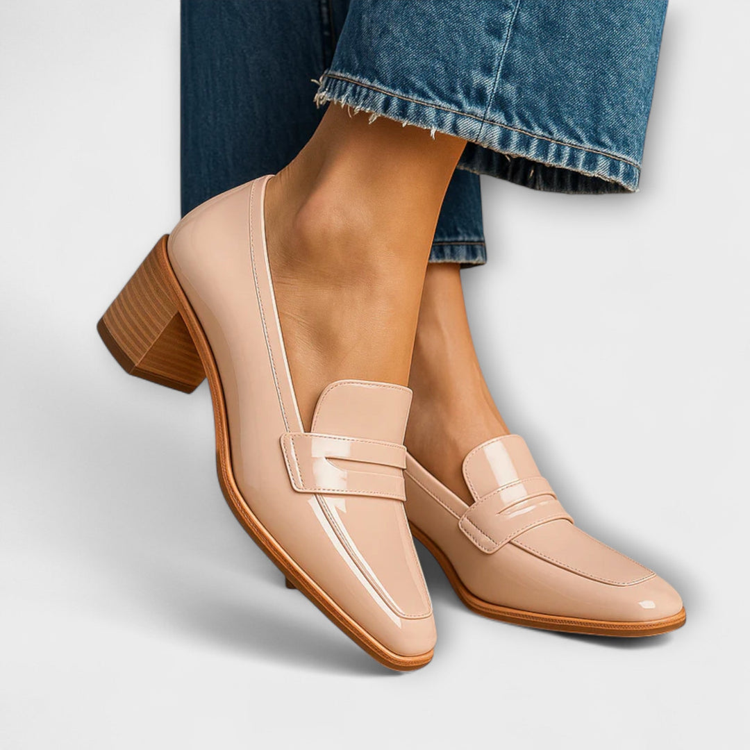 Maja™ | Glänsande Loafers