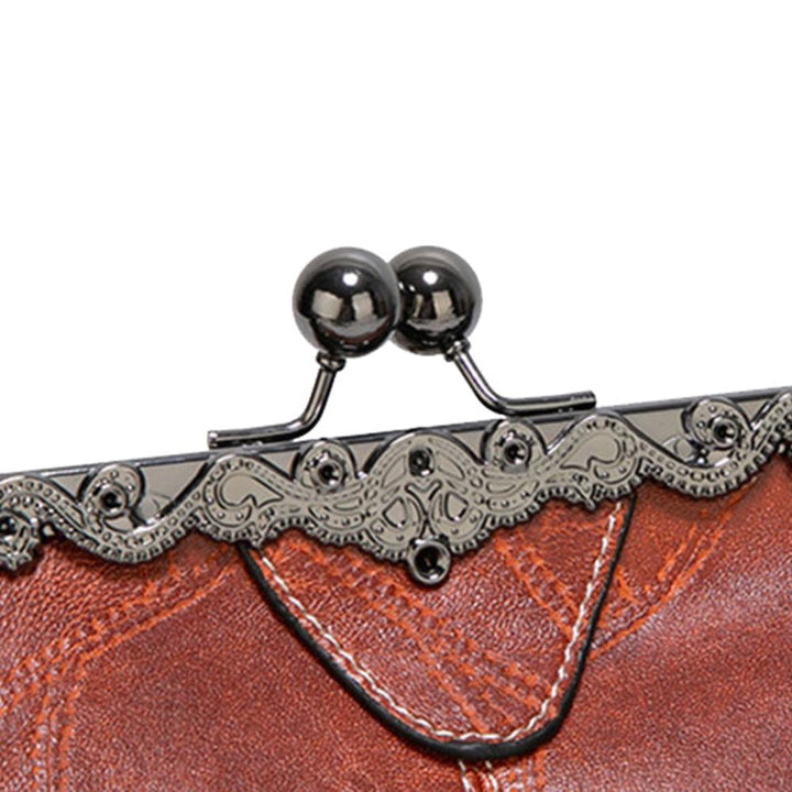 Sac à main vintage à fermeture à baiser