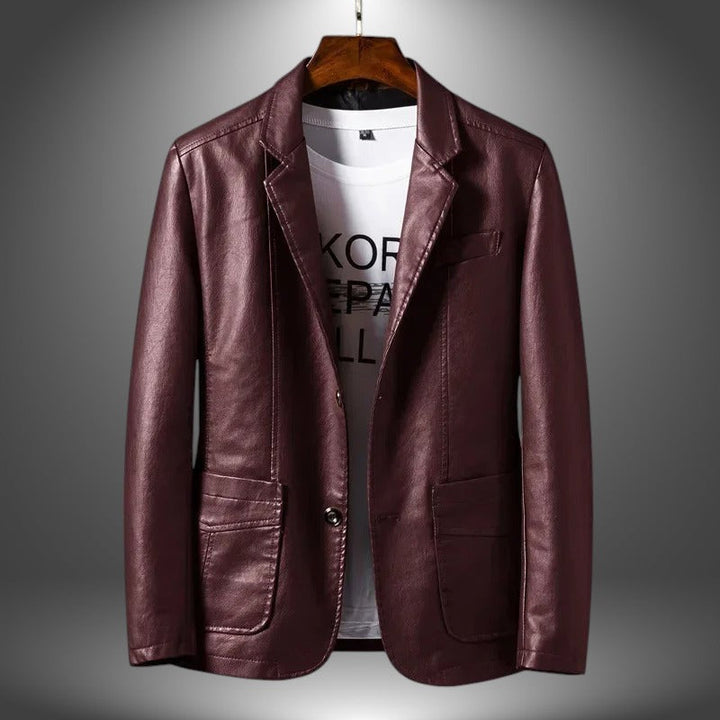Lewis | Men's Handcrafted Leather Jacket