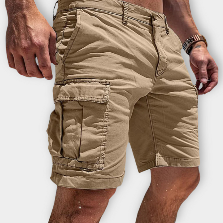 Nando – Bomullsshorts med cargofickor