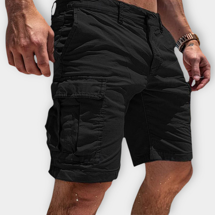 Nando – Bomullsshorts med cargofickor