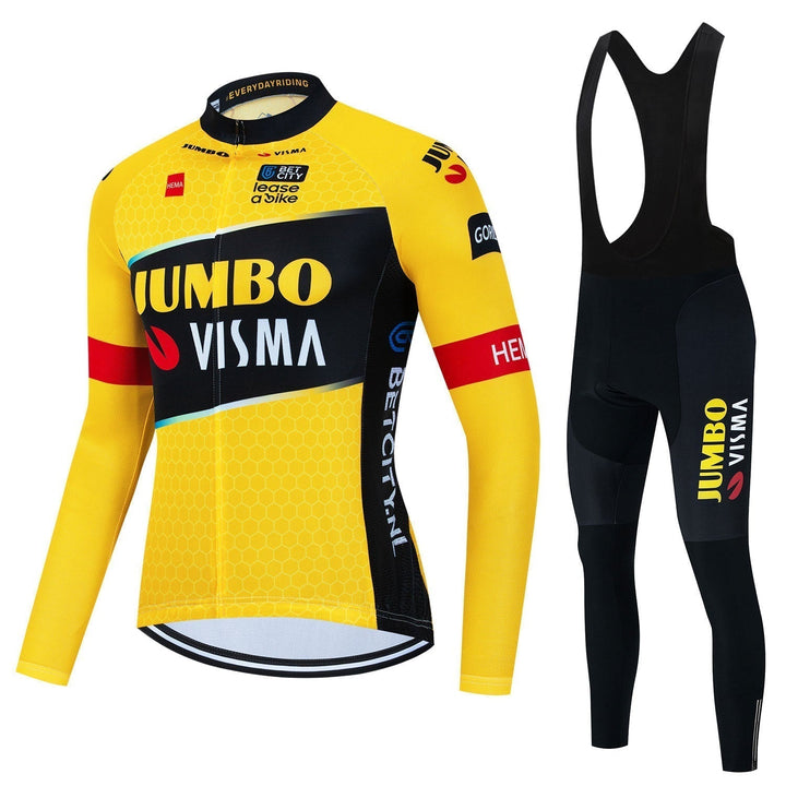 Jumbo Visma - Långärmad professionell cykelutrustning