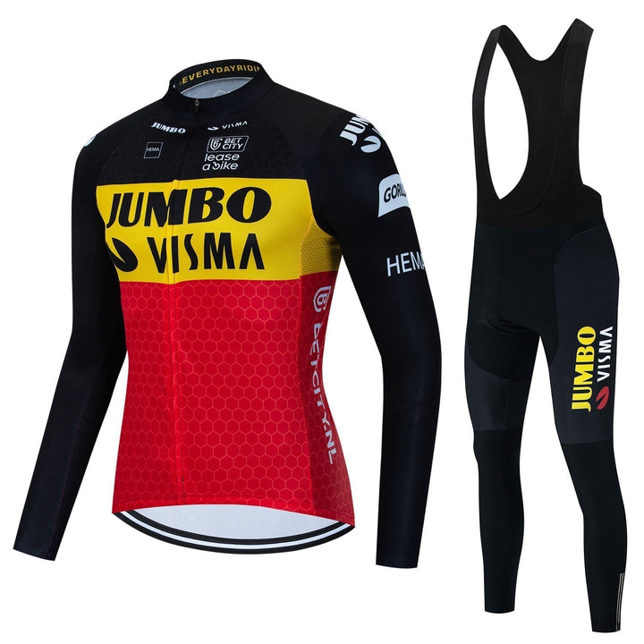 Jumbo Visma - Långärmad professionell cykelutrustning