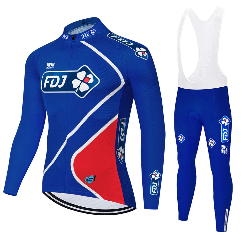FDJ - Långärmad professionell cykelutrustning