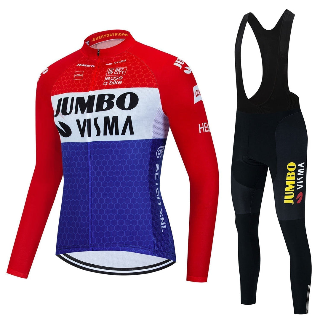 Jumbo Visma - Långärmad professionell cykelutrustning