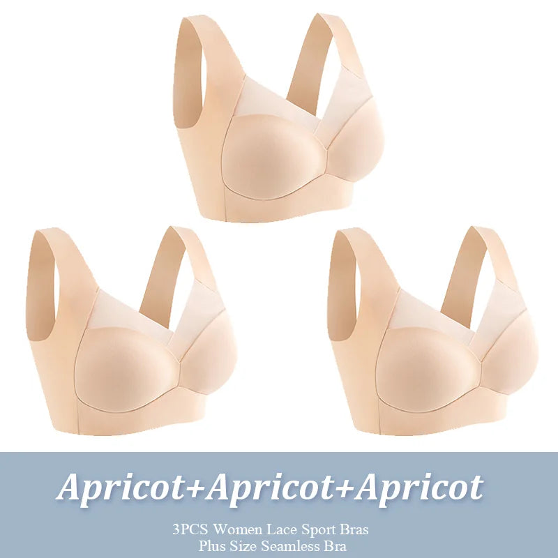 Camila | Set of 3 Seamless Comfort Bras – Buy 2, Get 1 FREE