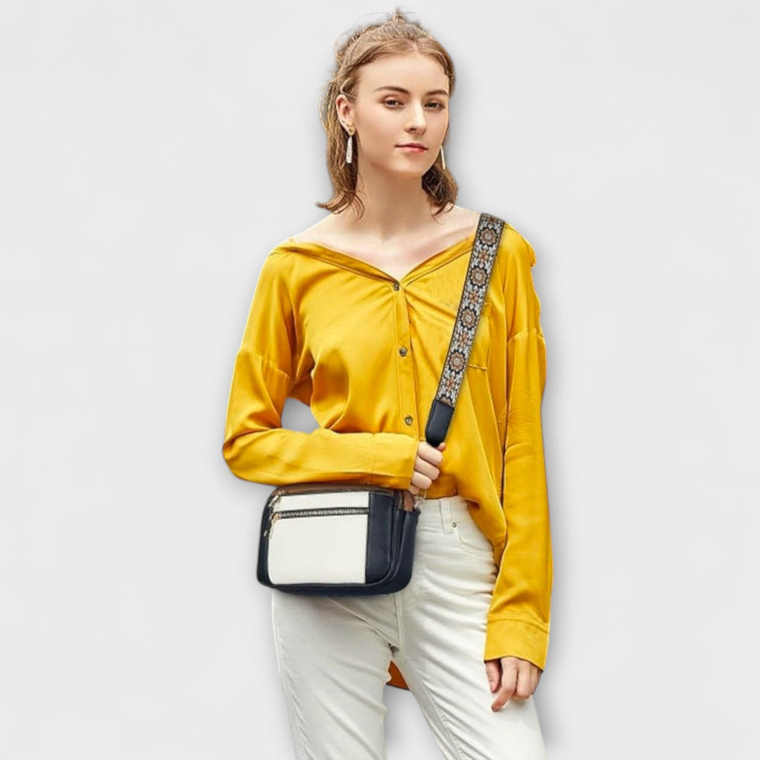 Modehuset™ -  Elegant Läderaxelväska